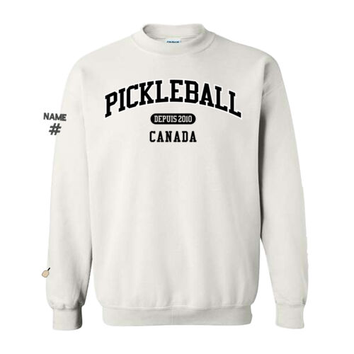 Gildan Unisex French Est. 2010 Twill Crewneck Thumbnail