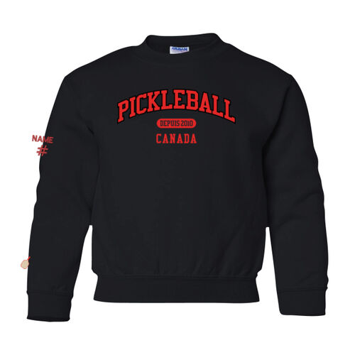 Gildan Youth French Est. 2010 Twill Crewneck Thumbnail