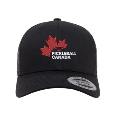 Yupoong Adult Emblem Embroidered Trucker Cap Thumbnail