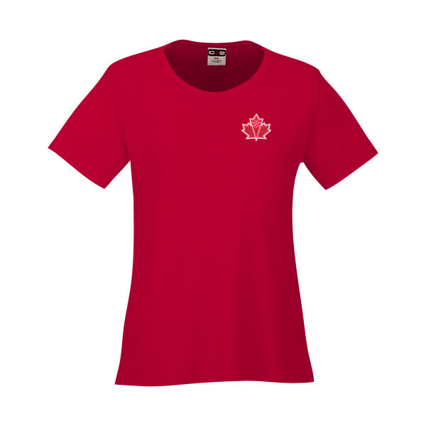 Coast Women's Leaf Emblem Printed Performance T-Shirt Thumbnail