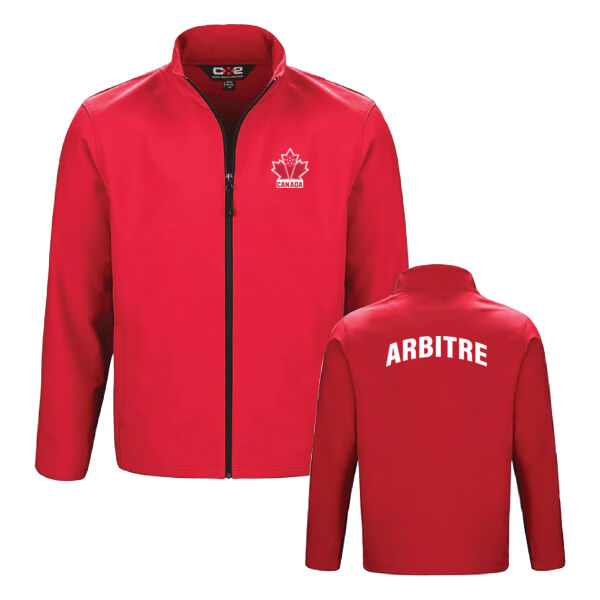 Cadet Men's French Officials Unisex Printed Soft Shell Jacket Thumbnail
