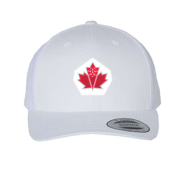 Yupoong Adult Emblem Patched Trucker Cap Thumbnail